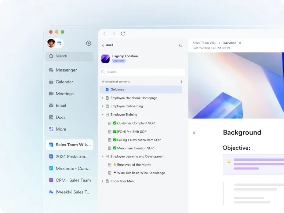  Streamlining team content with Lark Docs