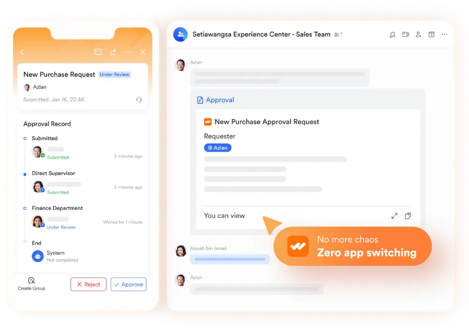  Eliminating bottlenecks with Lark Approval