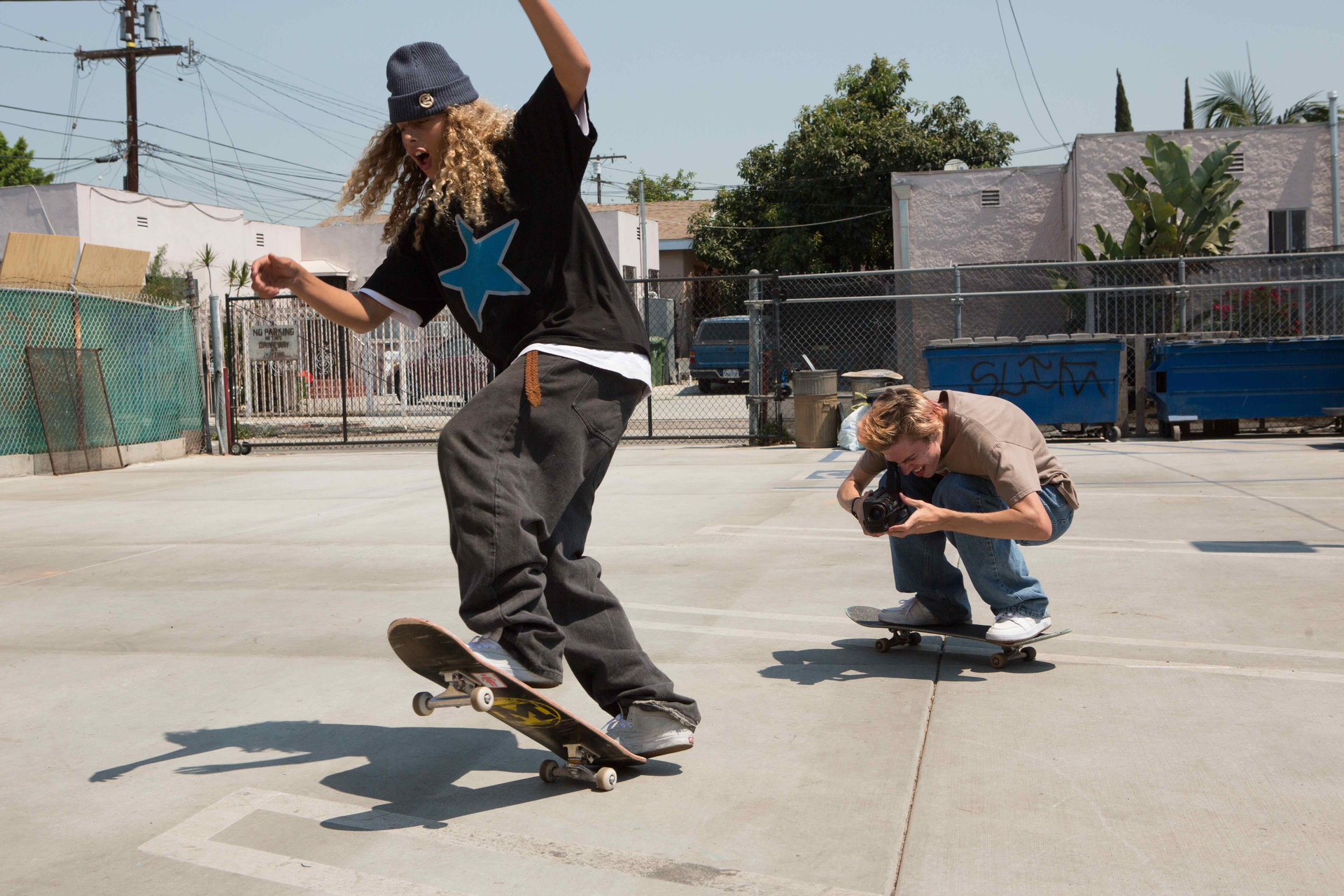 Olan Prenatt skateboarding in Los Angeles - professional skateboarder Illegal Civilization team member