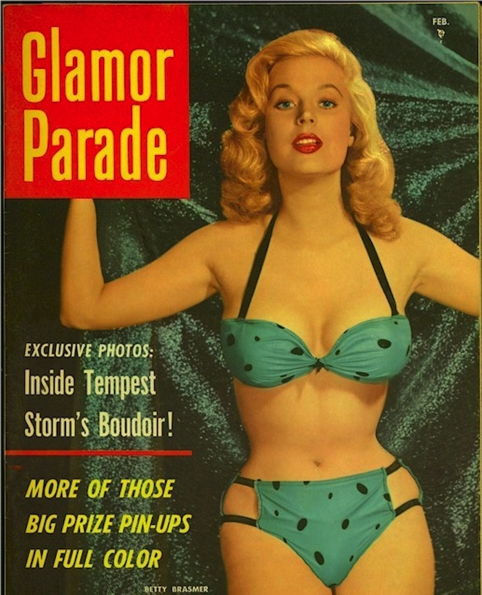 Betty Brosmer magazine cover, 1950s Betty Brosmer magazine cover, 1950s
