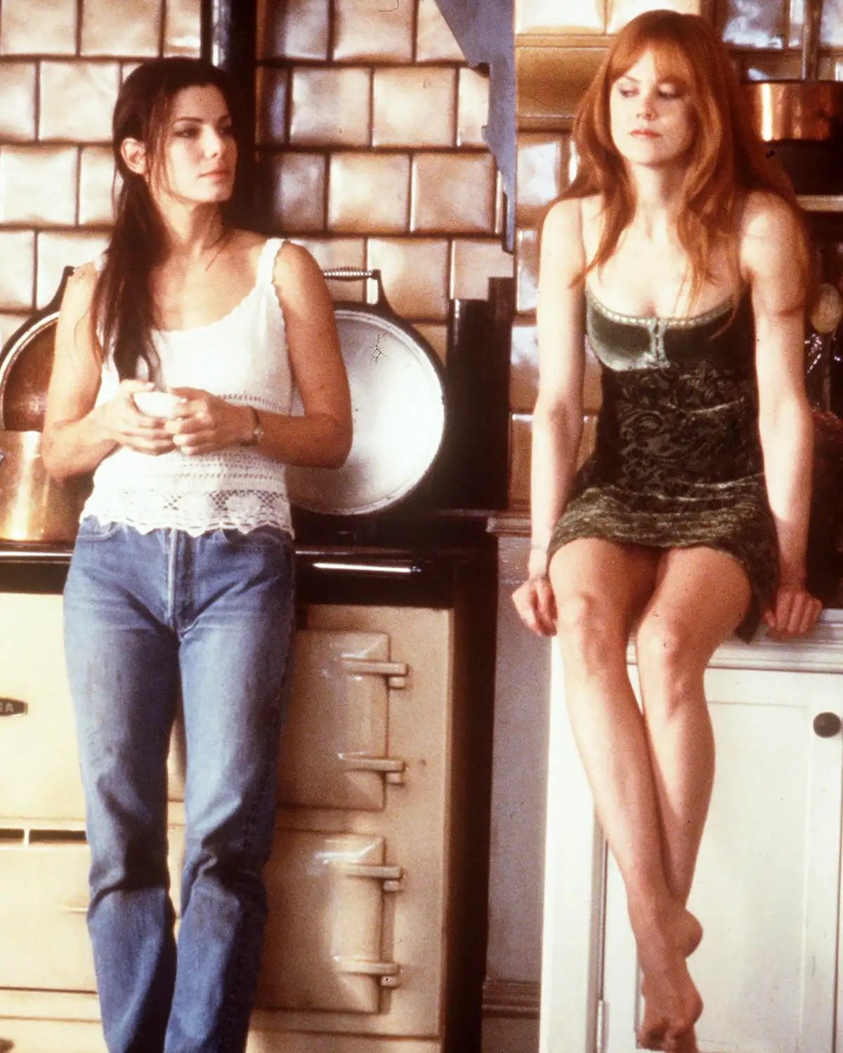 Sandra Bullock and Nicole Kidman in ‘Practical Magic’ (1998). Hulton Archive/Getty