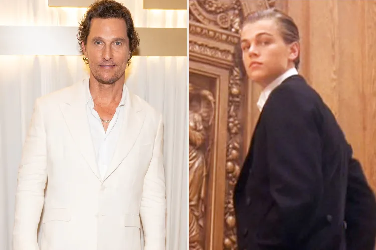 Matthew McConaughey; Leonardo DiCaprio. Credit : Rick Kern/FilmMagic; CBS/Getty Matthew McConaughey; Leonardo DiCaprio. Credit : Rick Kern/FilmMagic; CBS/Getty