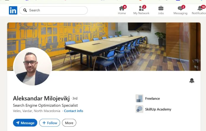Alex profile linkedin Alex profile linkedin