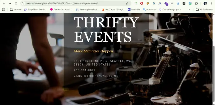 What Is ThriftyEvents.net?