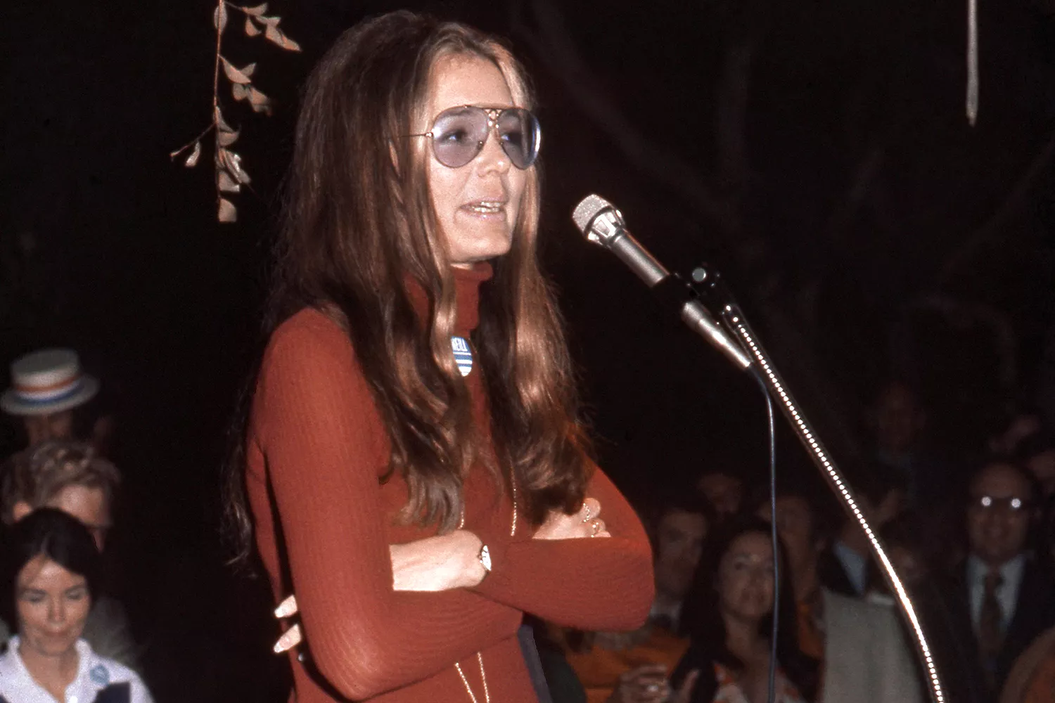 Gloria Steinem in 1972. Michael Ochs Archives/Getty