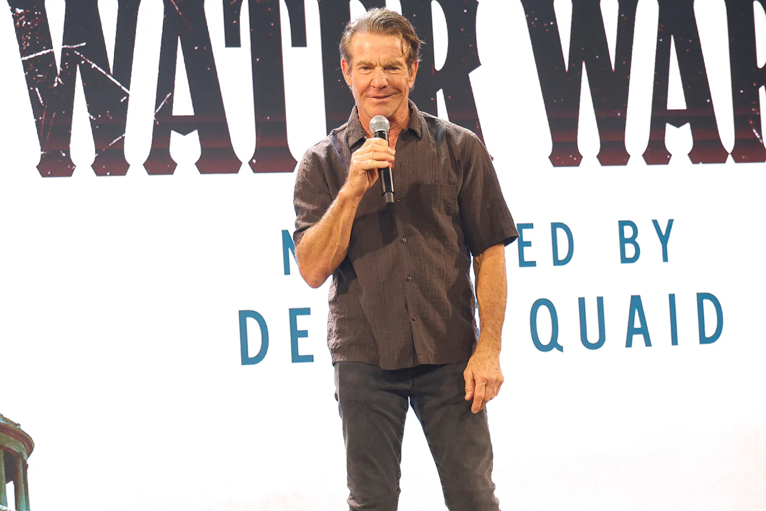 Dennis Quaid attends the ‘Water Wars’ premiere on Sept. 2, 2026 in Nashville. Jason Kempin/Getty Dennis Quaid attends the ‘Water Wars’ premiere on Sept. 2, 2026 in Nashville. Jason Kempin/Getty