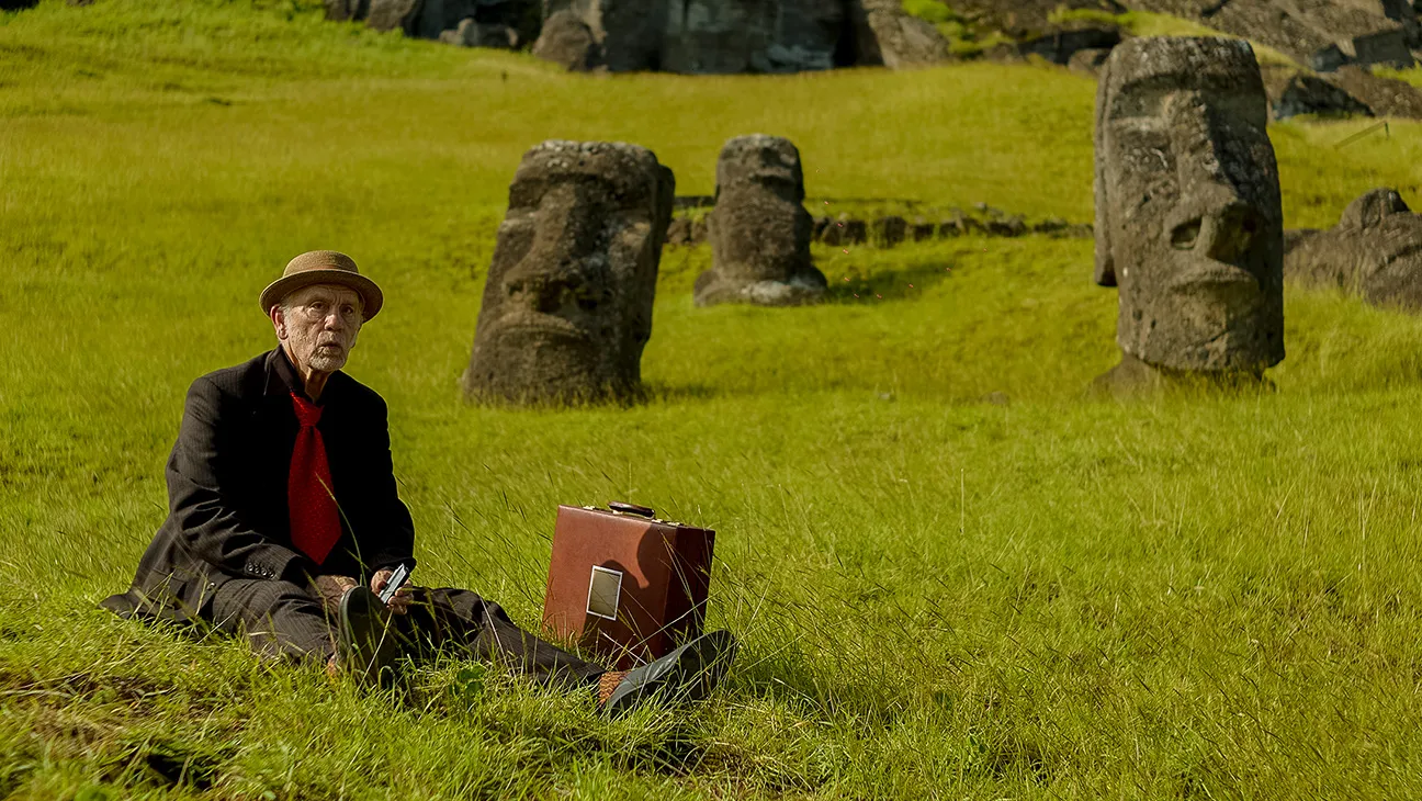 Sam Rockwell and John Malkovich in a scene from 'Wild Horse Nine.' Sam Rockwell and John Malkovich in a scene from 'Wild Horse Nine.'