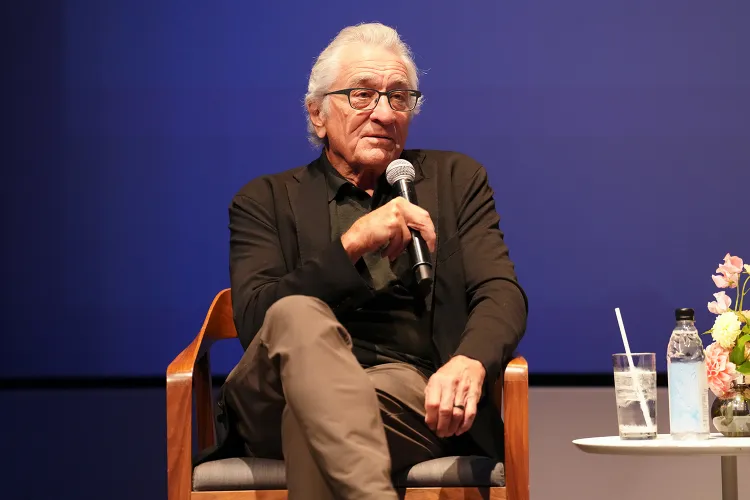 Robert De Niro at the People Inc. N.Y.C. headquarters for People Talks. Credit : Adela Loconte / Shutterstock for People Inc. Robert De Niro at the People Inc. N.Y.C. headquarters for People Talks. Credit : Adela Loconte / Shutterstock for People Inc.