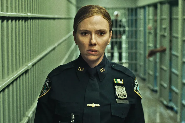 Scarlett Johansson as Julie Miller in The Exorcist: Martyrs, directed by Mike Flanagan. Credit : Universal Studios Scarlett Johansson as Julie Miller in The Exorcist: Martyrs, directed by Mike Flanagan. Credit : Universal Studios