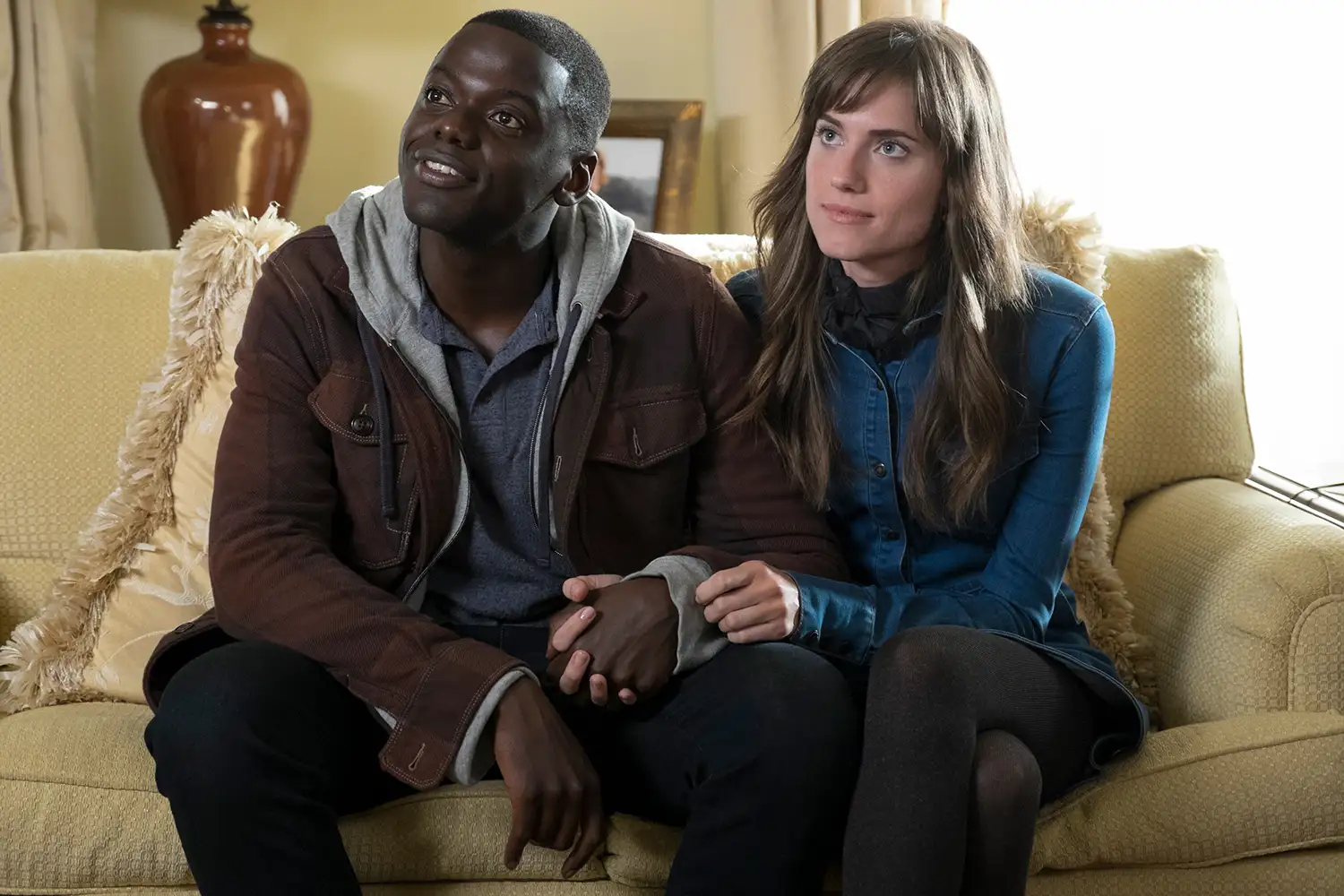 aniel Kaluuya (left) and Allison Williams (right) in ‘Get Out.’. Universal Pictures aniel Kaluuya (left) and Allison Williams (right) in ‘Get Out.’. Universal Pictures