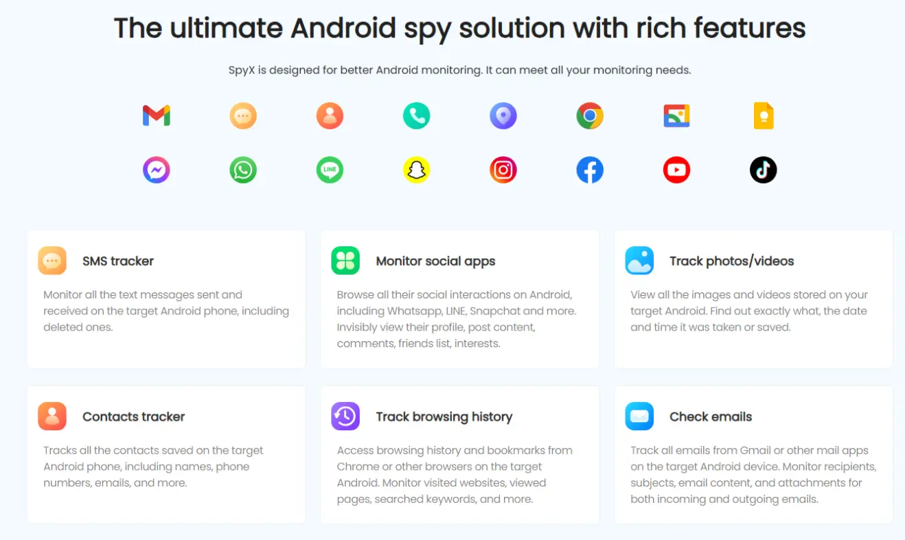 Key Features of SpyX 